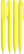 UMA CORAL soft touch balpen - Yellow