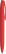 UMA CORAL soft touch balpen - Red