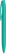 UMA CORAL soft touch balpen - Turquoise
