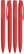 UMA CORAL soft touch balpen - Red