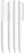 UMA VANE Recycled Twist balpen - White