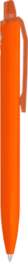 UMA Align gerecycelde soft touch balpen met transparante clip - Orange