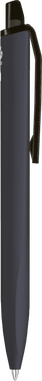 UMA Align gerecycelde soft touch balpen met transparante clip - Black