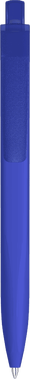 UMA Align gerecycelde soft touch balpen met transparante clip - Dark blue