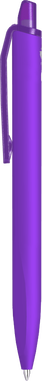 UMA Align gerecycelde soft touch balpen met transparante clip - Purple
