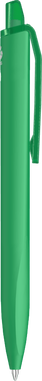 UMA Align gerecycelde soft touch balpen met transparante clip - Dark green