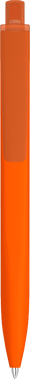 UMA Align gerecycelde soft touch balpen met transparante clip - Orange