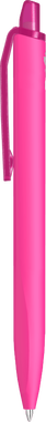 UMA Align gerecycelde soft touch balpen met transparante clip - Magenta