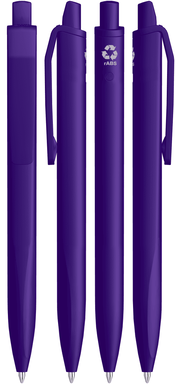UMA Align gerecycelde matt balpen - Purple