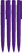 UMA PET PEN PRO gerecyclede polished balpen - Dark purple