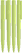 UMA PET PEN PRO gerecyclede polished balpen - Light green