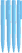 UMA PET PEN PRO gerecyclede polished balpen - Light blue