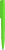 UMA PET PEN PRO gerecyclede polished balpen - Middle green