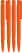 UMA PET PEN PRO gerecyclede polished balpen - Orange