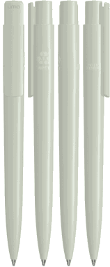 UMA PET PEN PRO recycelter polierter Kugelschreiber - Grau