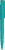 UMA PET PEN PRO gerecyclede polished balpen - Turquoise