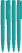 UMA PET PEN PRO gerecyclede polished balpen - Turquoise