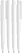UMA PET PEN PRO gerecyclede polished balpen - White