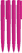 UMA PET PEN PRO gerecyclede polished balpen - Magenta