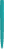 UMA PET PEN PRO gerecyclede polished antibacteriële balpen - Turquoise