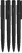 UMA PET PEN PRO gerecyclede polished antibacteriële balpen - Black
