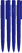 UMA PET PEN PRO gerecyclede polished antibacteriële balpen - Dark blue