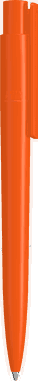 UMA PET PEN PRO recycelter polierter antibakterieller Kugelschreiber - Orange