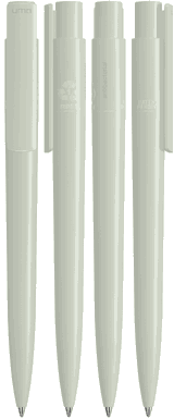 UMA PET PEN PRO recycelter polierter antibakterieller Kugelschreiber - Grau