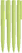 UMA PET PEN PRO gerecyclede polished antibacteriële balpen - Light green