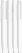 UMA PET PEN PRO gerecyclede polished antibacteriële balpen - White