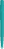 UMA PET PEN PRO gerecyclede polished antibacteriële balpen - Turquoise