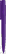 UMA PET PEN PRO gerecyclede matt balpen - Dark purple