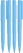 UMA PET PEN PRO gerecyclede matt balpen - Light blue