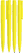 UMA PET PEN PRO gerecyclede matt balpen - Yellow