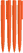 UMA PET PEN PRO gerecyclede matt balpen - Orange