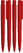 UMA PET PEN PRO gerecyclede matt balpen - Red