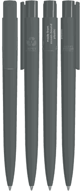 UMA PET PEN PRO Ocean recycelter matter Kugelschreiber - Dunkelgrau