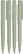 UMA PET PEN PRO Ocean gerecyclede matt balpen - Light green