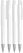UMA PET PEN PRO gerecyclede matt balpen met metalen punt - White