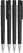 UMA PET PEN PRO gerecyclede matt balpen met metalen punt - Black