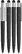 UMA PET PEN PRO gerecyclede matt touch balpen - Black
