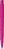 UMA PET PEN PRO gerecyclede soft touch balpen met transparante clip - Magenta