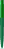 UMA PET PEN PRO gerecyclede soft touch balpen met transparante clip - Dark green