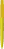 UMA PET PEN PRO gerecyclede soft touch balpen met transparante clip - Yellow