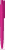 UMA PET PEN PRO gerecyclede soft touch balpen met transparante clip - Magenta
