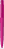 UMA PET PEN PRO gerecyclede soft touch balpen met transparante clip - Magenta