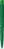 UMA PET PEN PRO gerecyclede soft touch balpen met transparante clip - Dark green