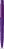 UMA PET PEN PRO gerecyclede soft touch balpen met transparante clip - Dark purple