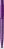 UMA PET PEN PRO gerecyclede transparante balpen - Purple