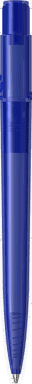 UMA PET PEN PRO recycelter transparenter Kugelschreiber - Blau
